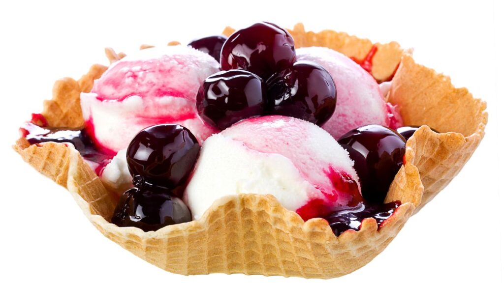 Black cherry ice cream