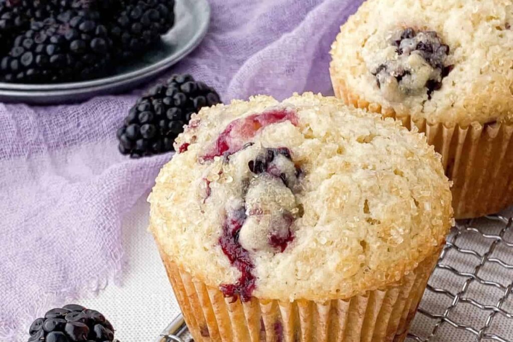 Blackberry Buttermilk Muffins