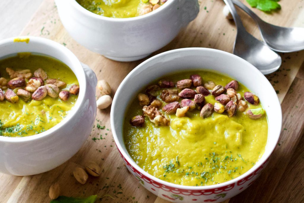 Broccoli And Avocado Cream Soup Recipe (Vegan)