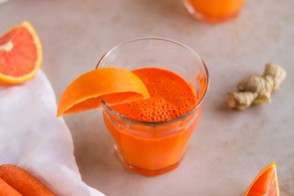 CARROT ORANGE GINGER JUICE 