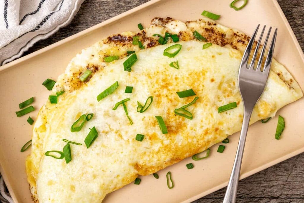 Cheese Egg White Omelette