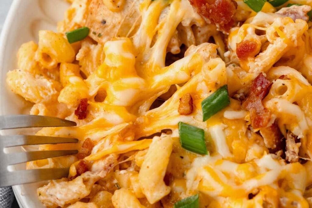 Cheesy Crack Chicken Casserole
