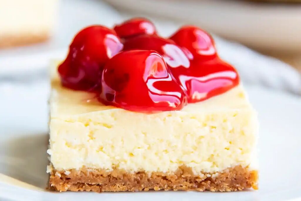 Cherry Cheesecake Bars