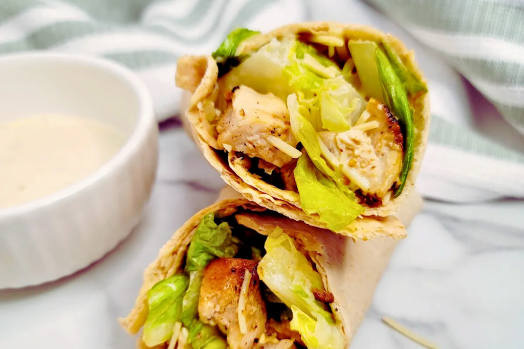 Chicken Caesar Salad Wrap Recipe 