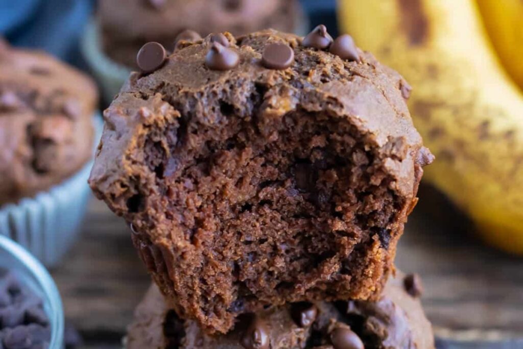 Chocolate Banana Muffins Recipe 