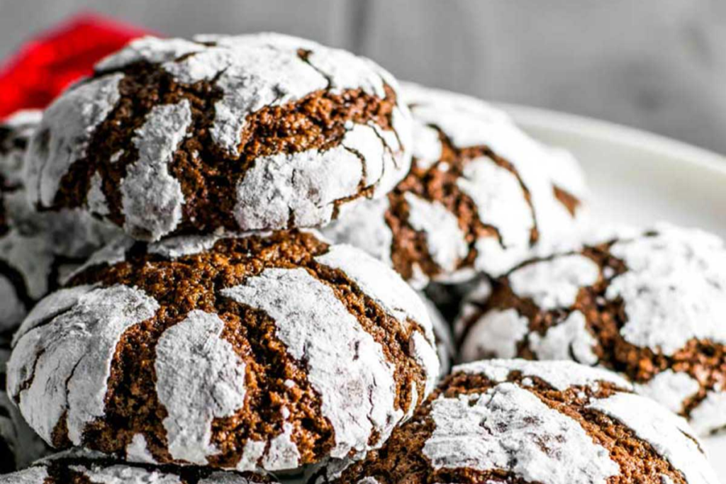 Chocolate Crinkle Cookies 