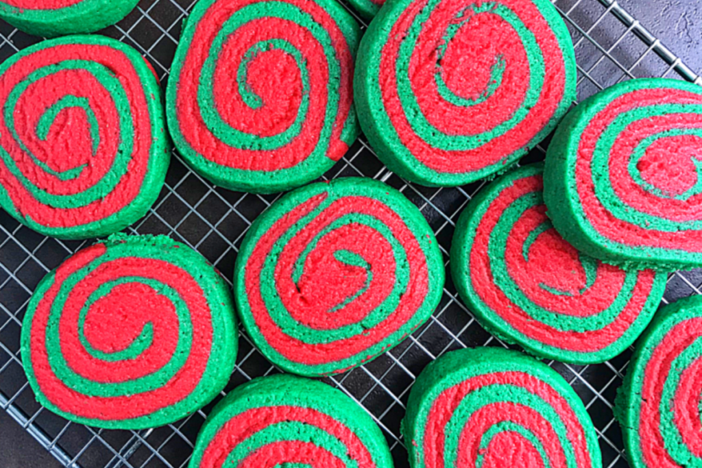 Christmas Pinwheel Cookies