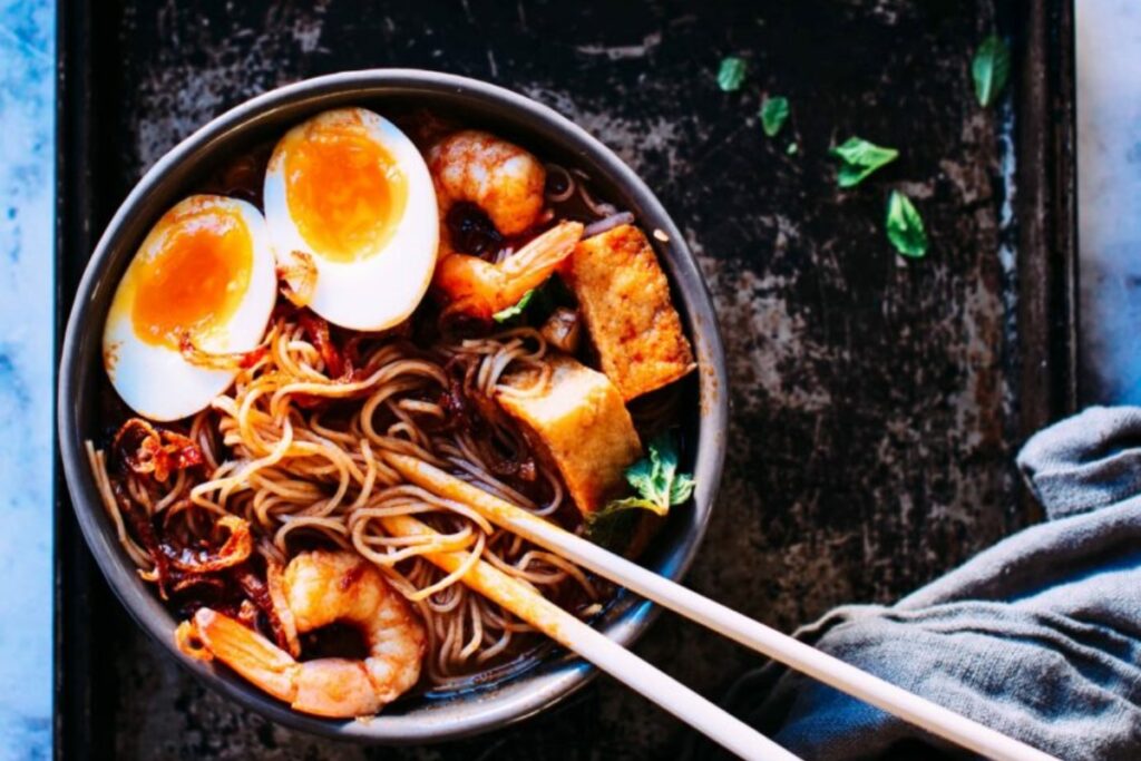 Coconut Shrimp Laksa
