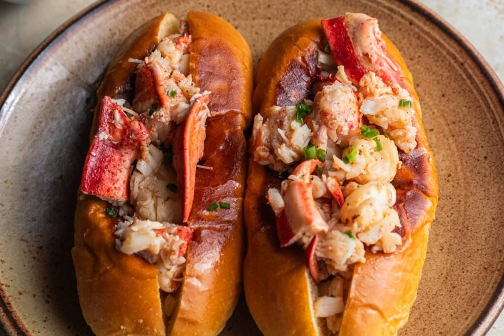 Connecticut Lobster Roll With Warm Brown Butter