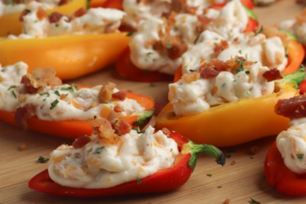 Cream Cheese Stuffed Mini Sweet Peppers 