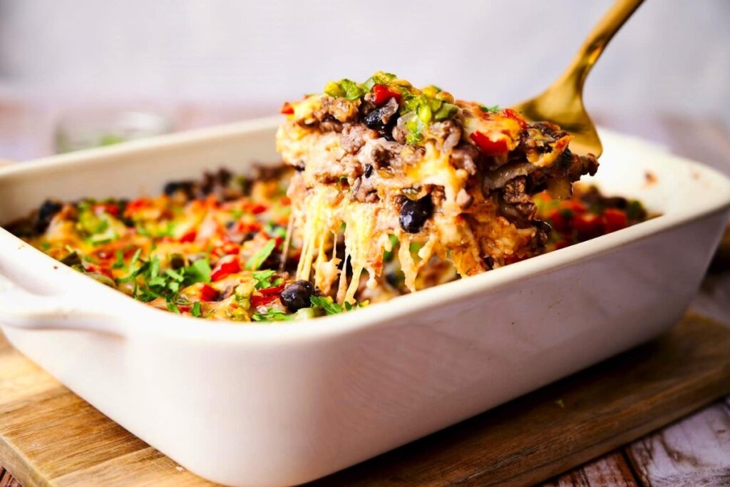 Creamy Burrito Casserole 