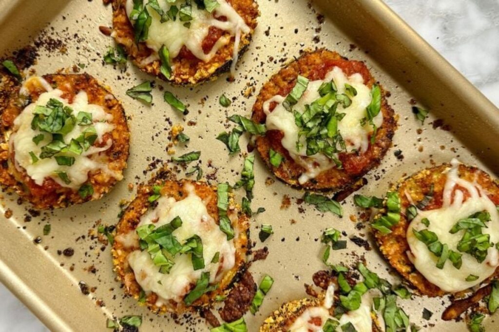 Crispy Baked Eggplant Parmesan 