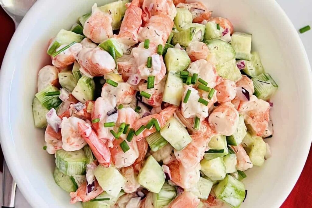 Cucumber Shrimp Salad