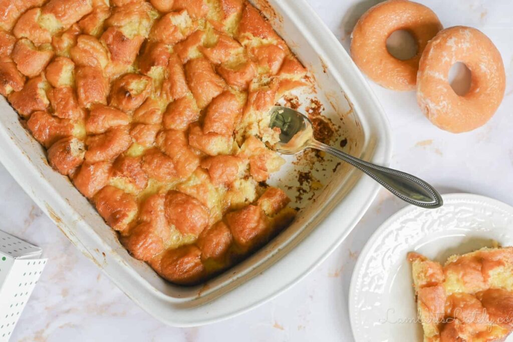 Donut Bread Pudding