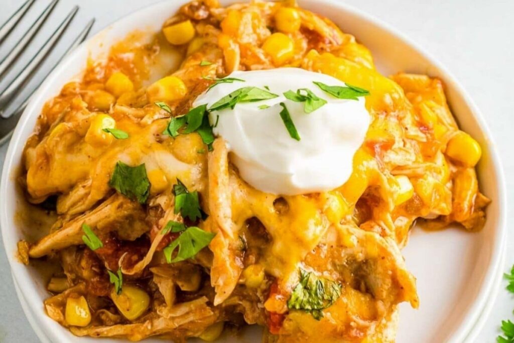 Easy Chicken Enchiladas In A Skillet