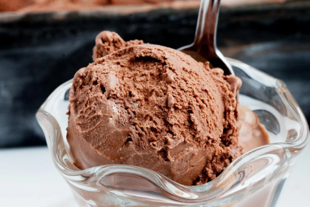 Easy Chocolate Ice Cream (no eggs)