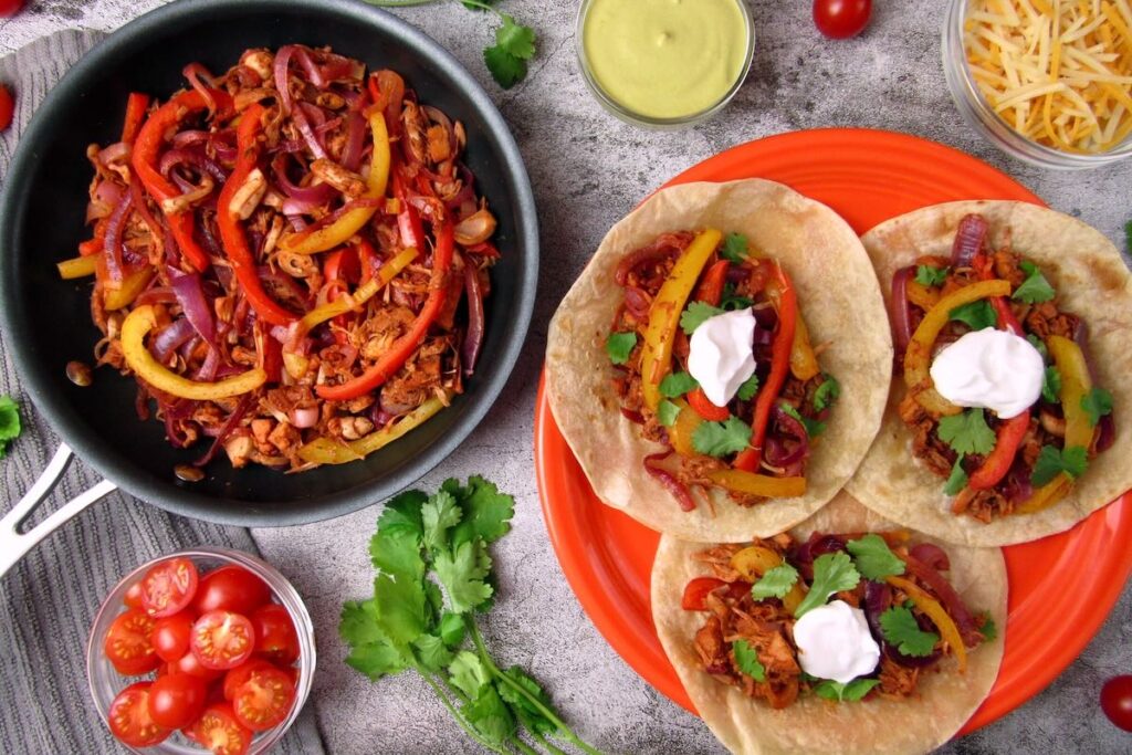 Easy Veggie Fajitas With Jackfruit 