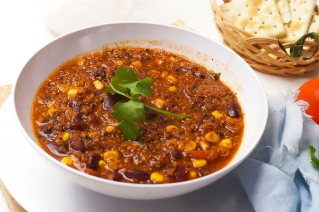 Fall Family Friendly Dinner Classic Chili With Cheesy Cornbread Muffins 