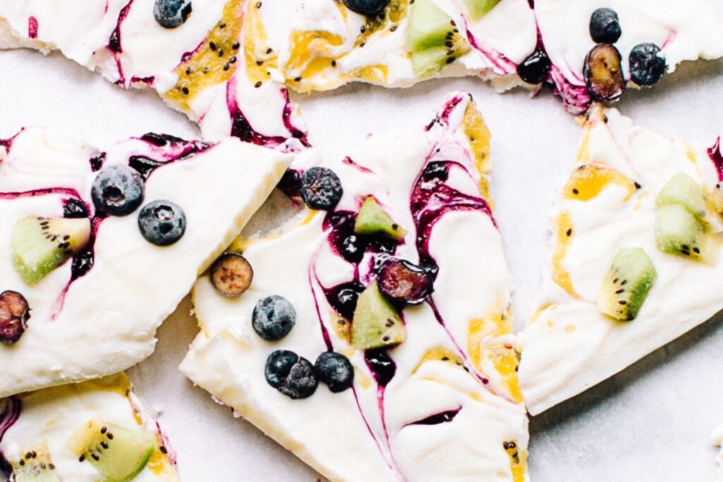 Frozen Yogurt Bark