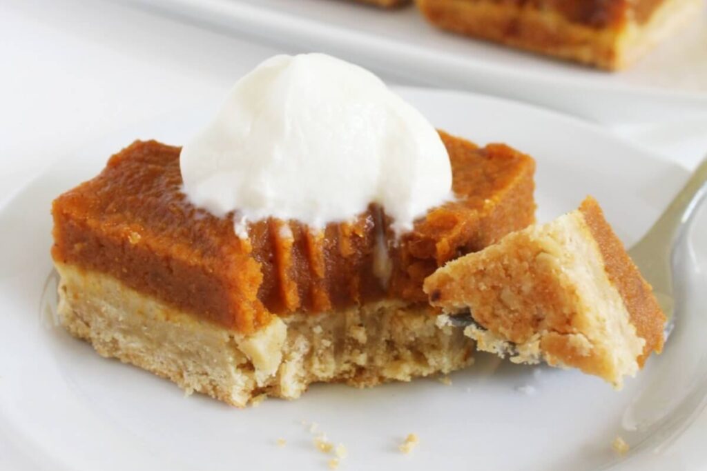 Gluten-Free Pumpkin Pie Bars (Vegan, Allergy-Free) 