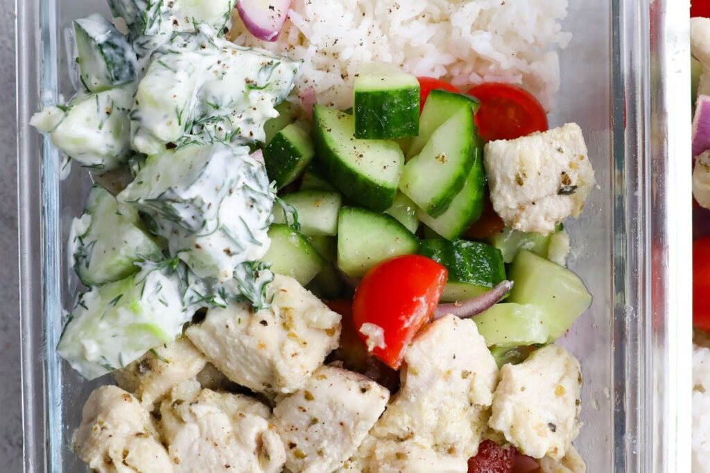 Greek Chicken Bowls