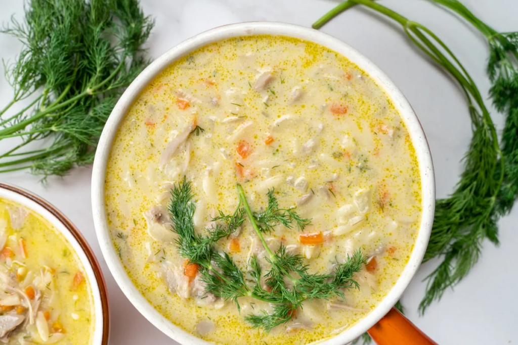 Greek Lemon Rice Soup (Vegan Avgolemono) 