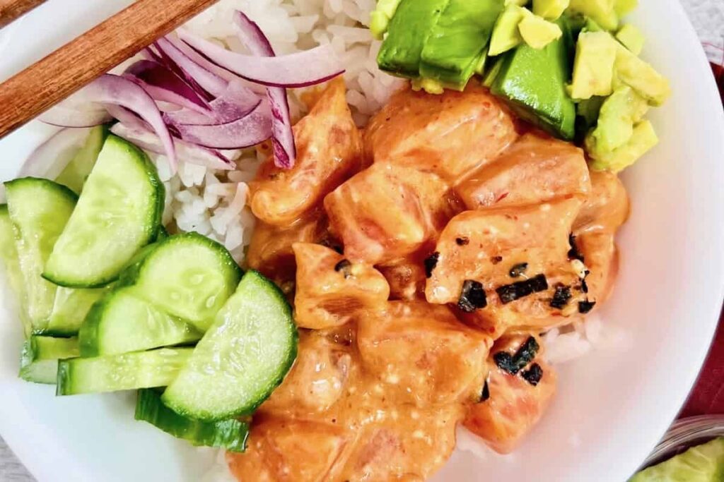 Hawaiian Salmon Poke Bowl