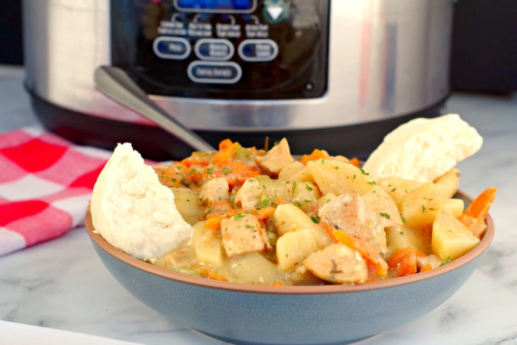 Healthy Slow Cooker Chicken Stew 