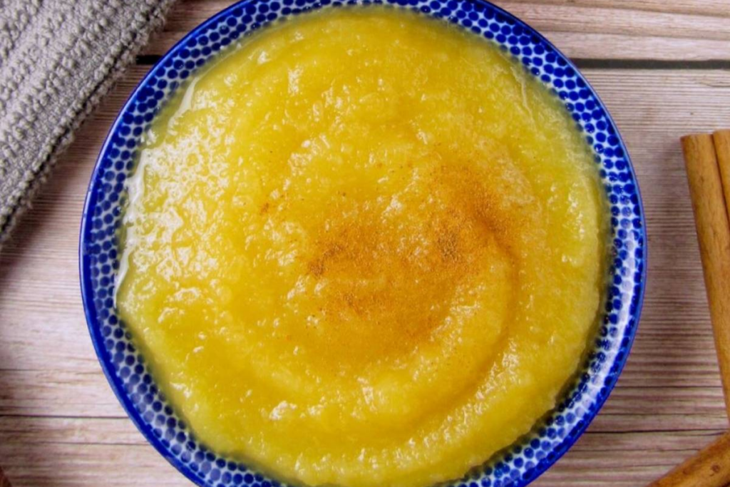 Homemade Peach Applesauce 