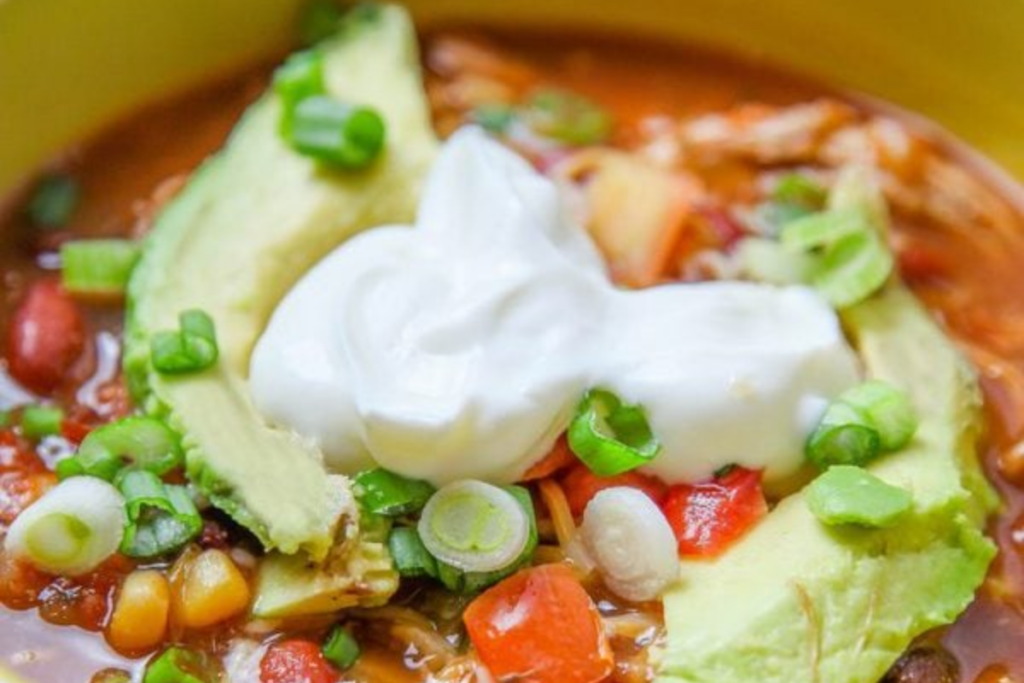 Instant Pot Chicken Taco Soup 