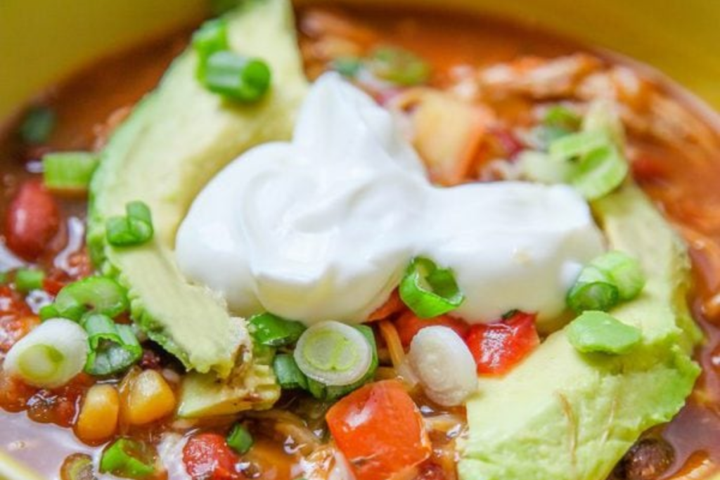 Instant Pot Chicken Taco Soup 