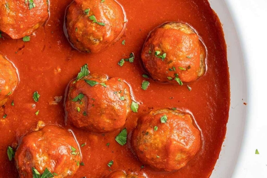 Italian Baked Meatballs 