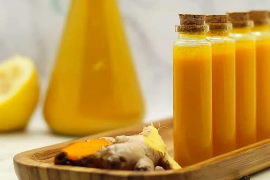 Lemon Ginger Turmeric Shots 