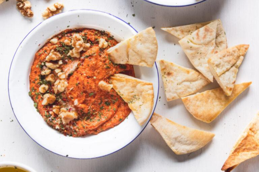 Muhammara (Red Pepper And Walnut Dip)