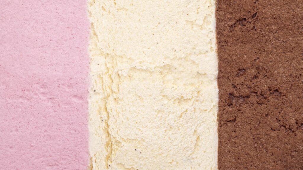 Neapolitan ice cream