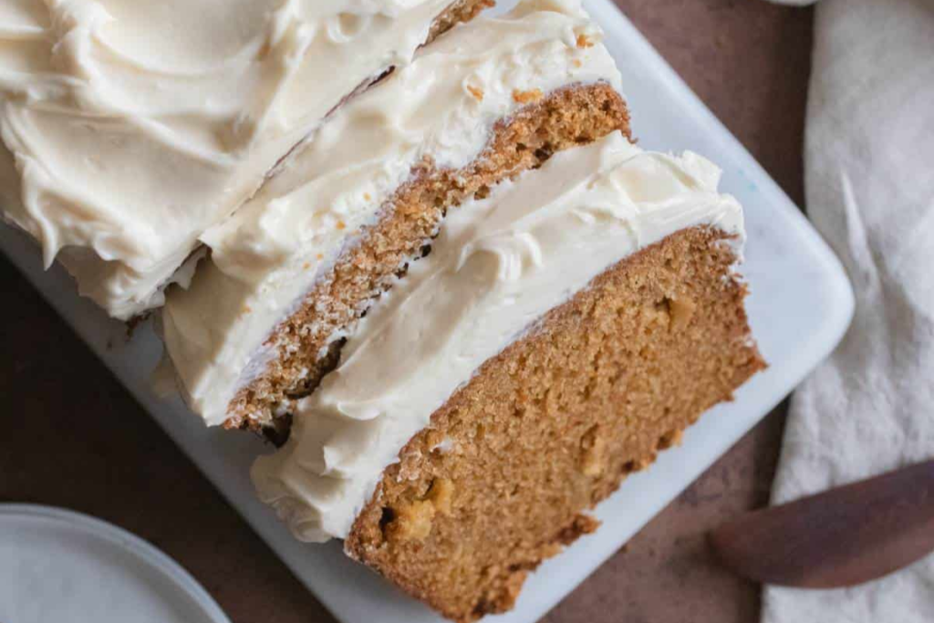 Olive Oil Carrot Cake Loaf  