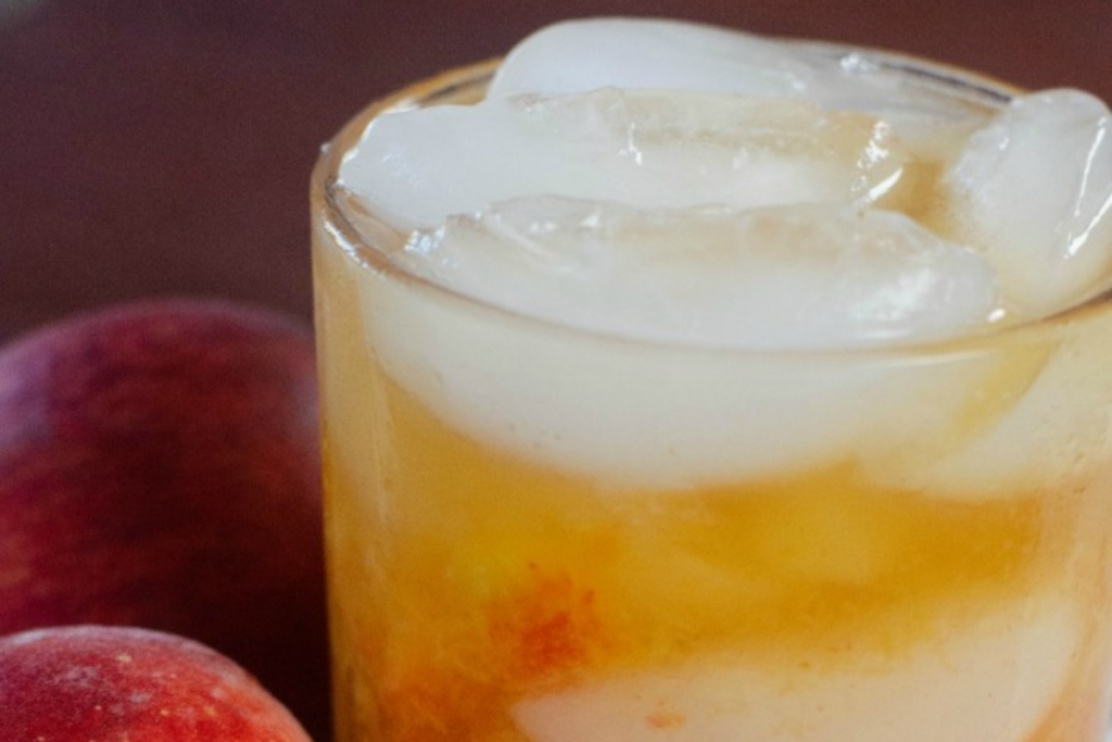 Peach Bourbon Smash