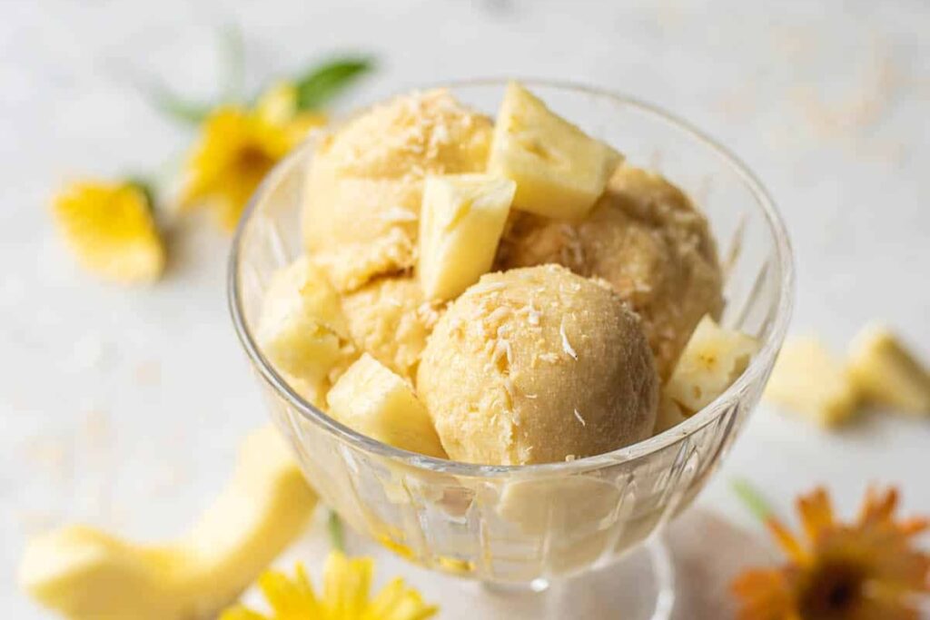 Pineapple Ice Cream 