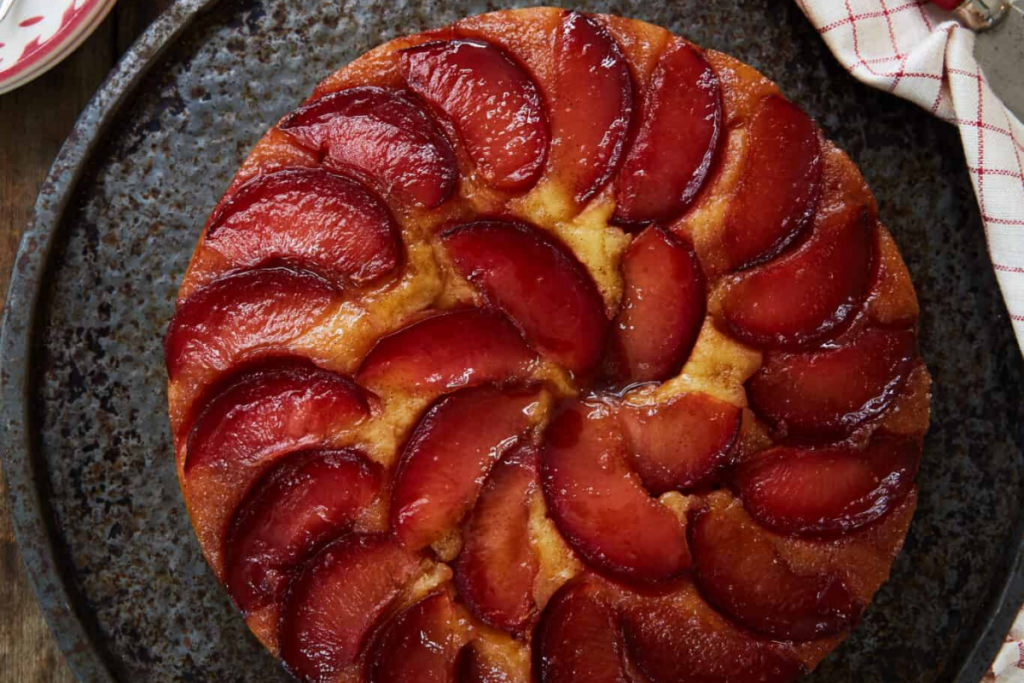 Plum Upside Down Cake