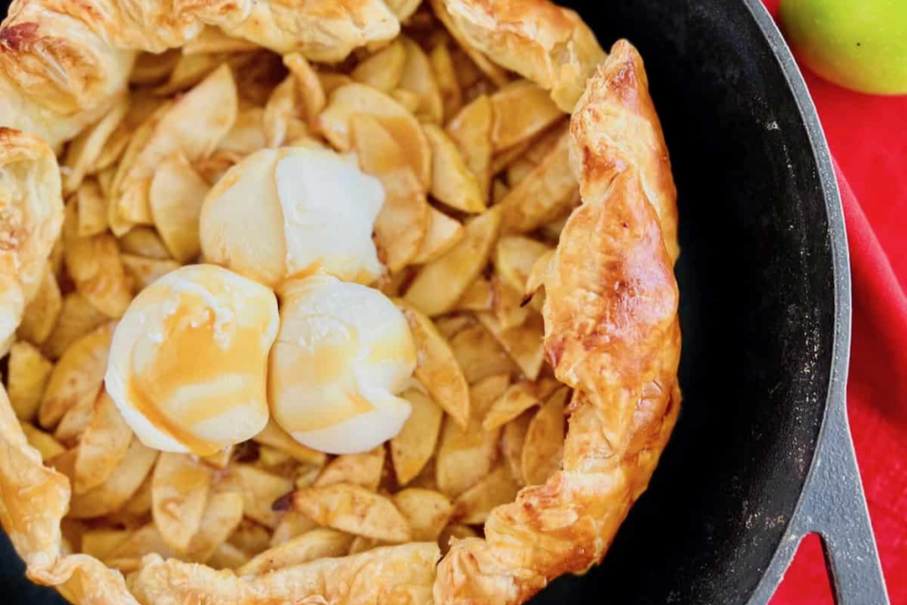 Puff Pastry Apple Galette 