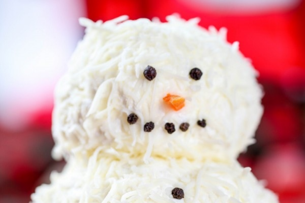 Ranch Snowman Cheeseball 