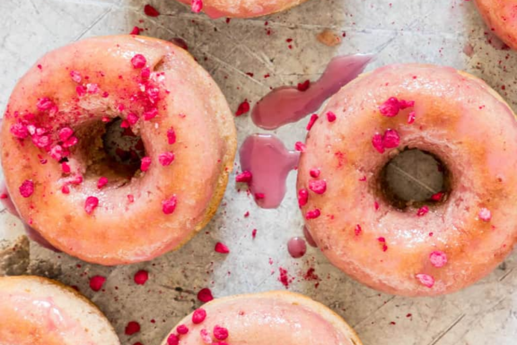 Raspberry Glazed Donut Recipe