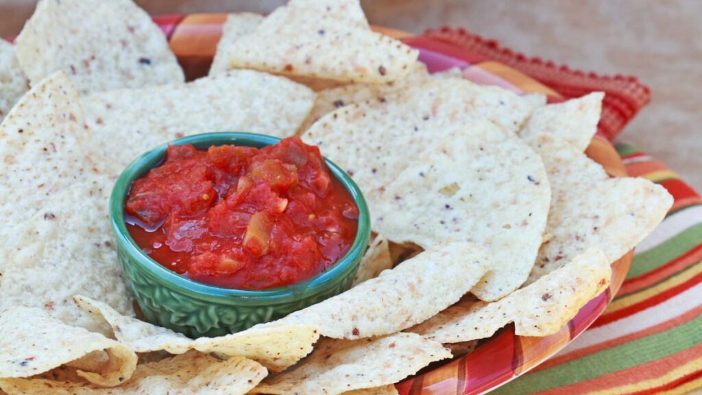 Salsa and Baked Tortilla Chips