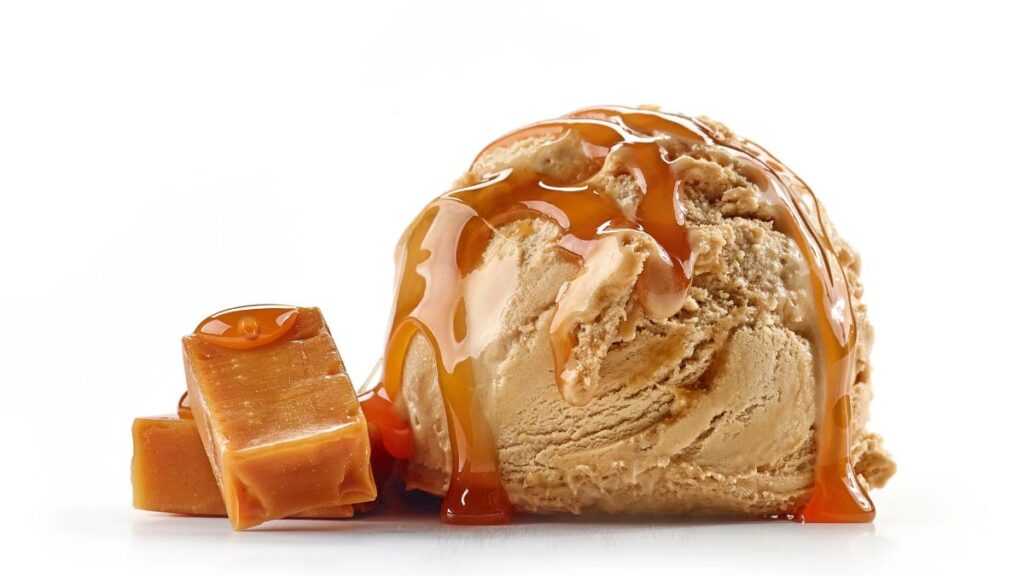 Salted caramel ice cream