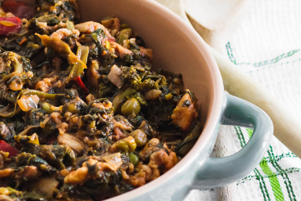 Sautéed Spinach Mushrooms Vegetables