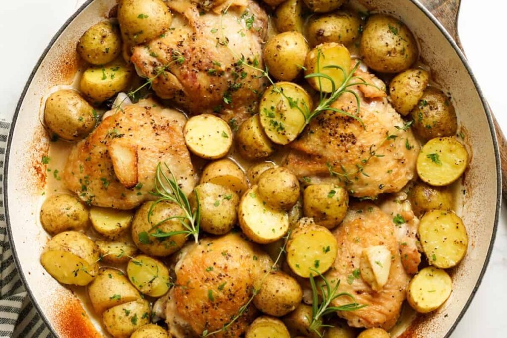 Skillet Chicken And Potato