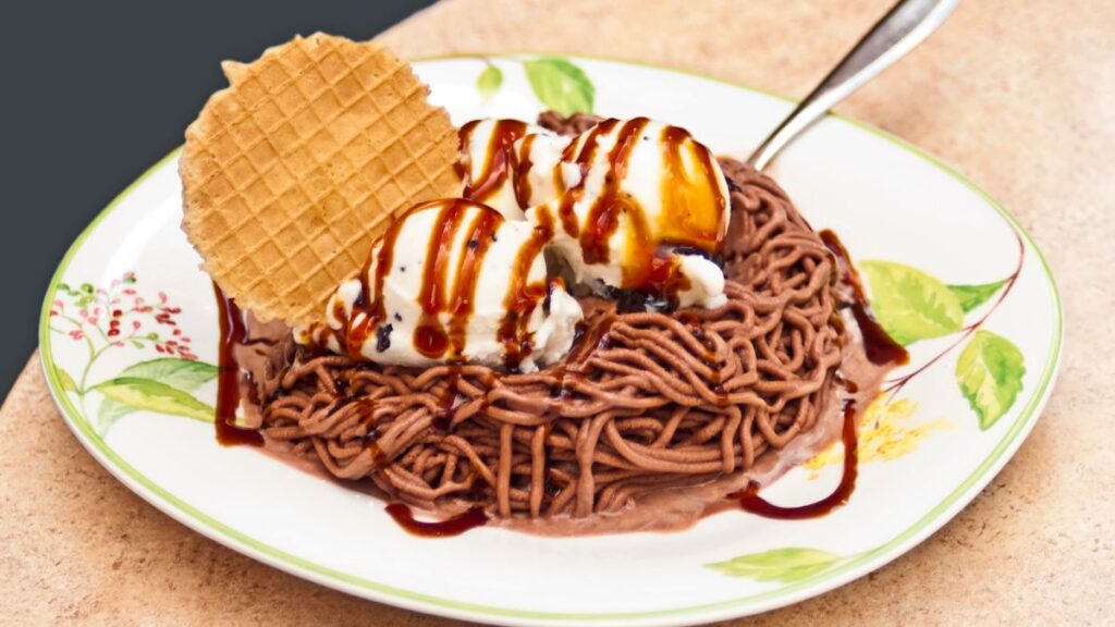 Spaghetti Ice Cream