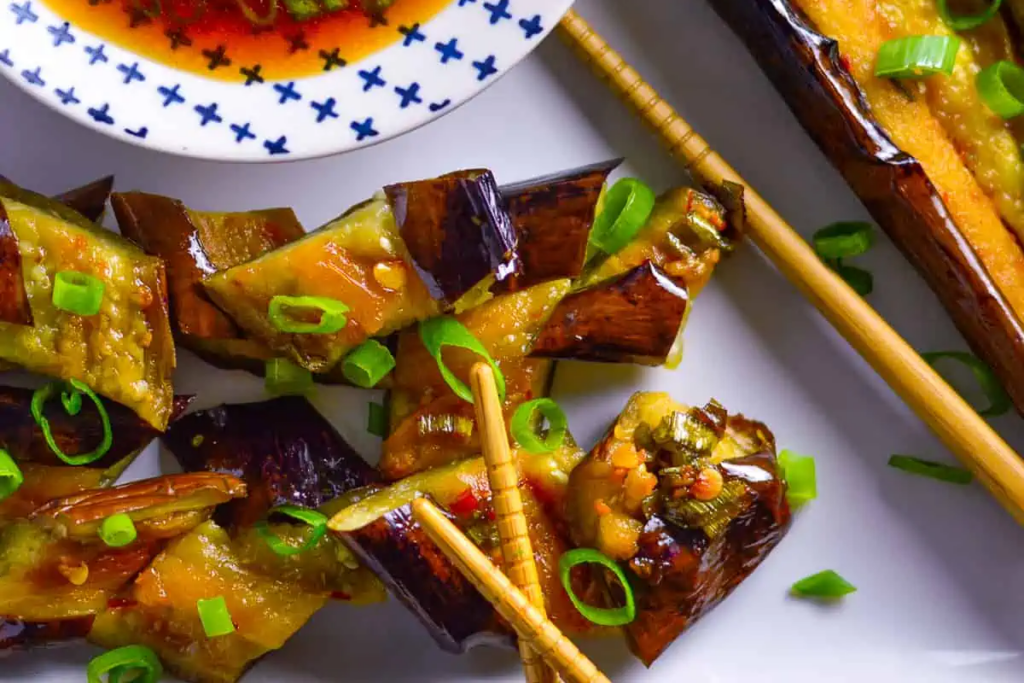 Spicy Air Fryer Japanese Eggplant (Easy & Healthy) 