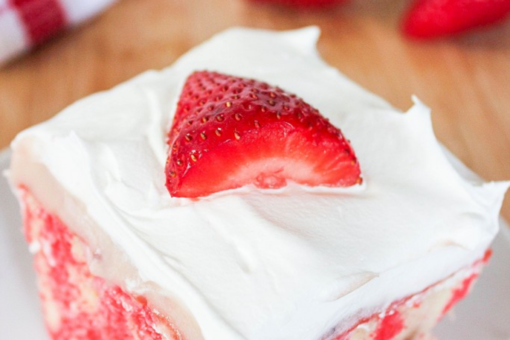 Strawberry Poke Cake 