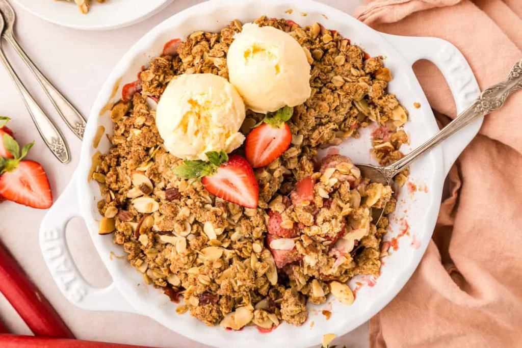 Strawberry Rhubarb Crisp 